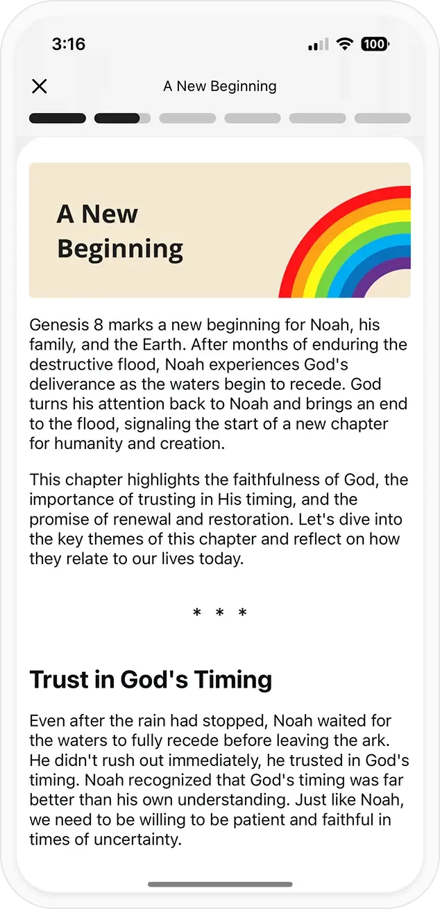 BibleBites App Quick Lessons